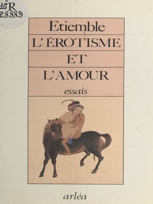 cover image of L'Érotisme et l'Amour